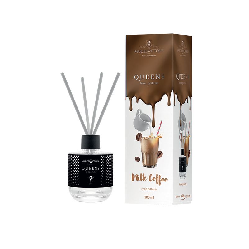 GENERICO - Difusor Mikado con Palitos Queens Milk coffee 100ml