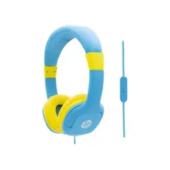 HP - Audífono Infantil Dhh-1600 Over-ear Jack 35mm Color Celeste