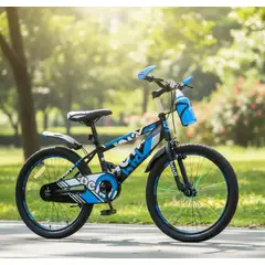GENERICO - Bicicleta Niño Infantil Montain Bike MTB Azul Aro 20