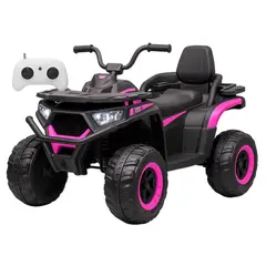 GENERICO - Moto a Batería 4 Ruedas 12 V 4x4 Cuatrimoto Electrica Rosa