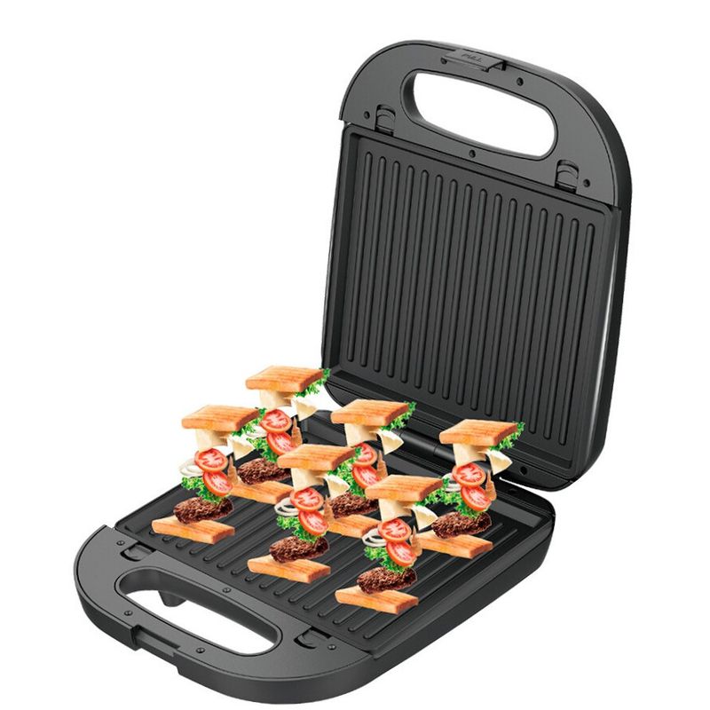 GENERICO - Parrillera electrica tipo grill tostador antiadherente