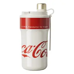 COCA COLA - GERM Termo Paipai Termo Clásico Oficial 650ml Frío O Caliente Vaso Térmico Blanco