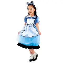 GENERICO - TRAJE DISFRAZ ALICIA EN EL PAIS DE LAS MARAVILLAS 7-9 AÑOS