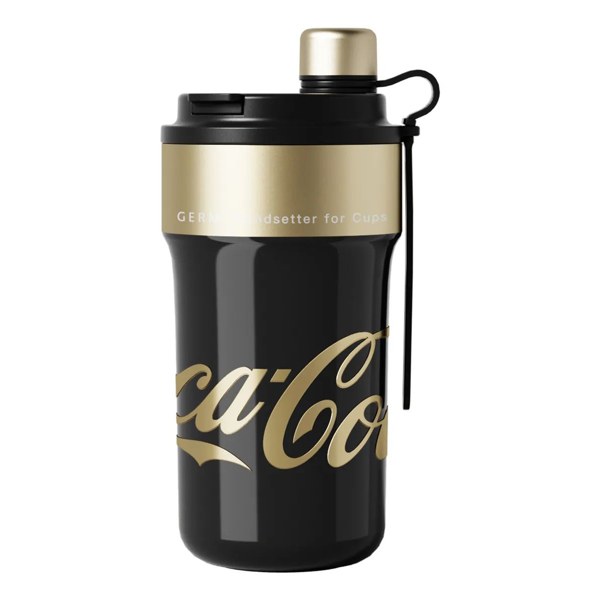 COCA COLA - COCA COLA GERM Termo Paipai Clásico Oficial 650ml Frío O Caliente Vaso Térmico Negro