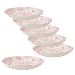 HALLEN - Set de 6 Platos Sopa 20 Cm Rose