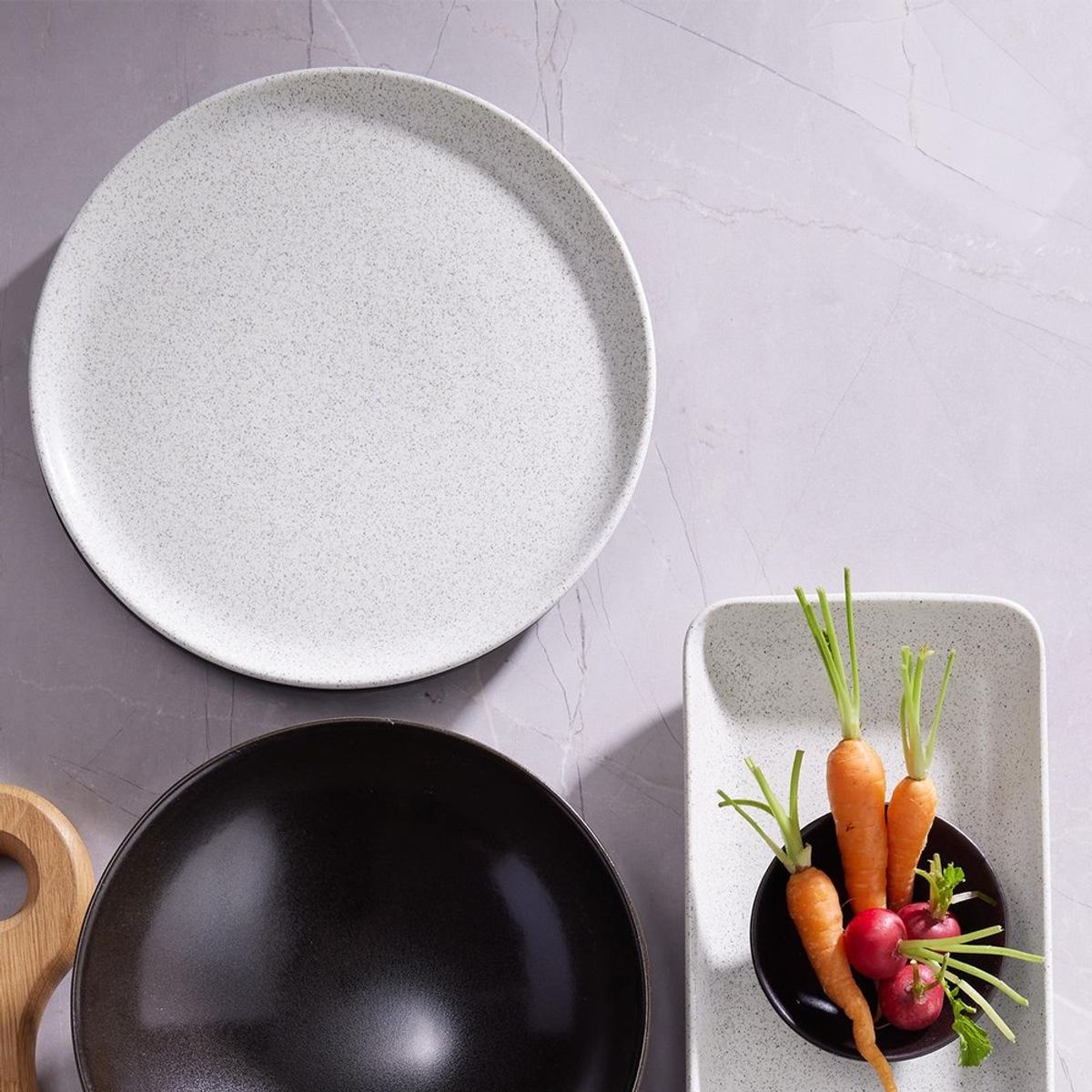 CORONA - Set de 6 Platos Porcelana pando coupe 28,4 cm orion reactivo