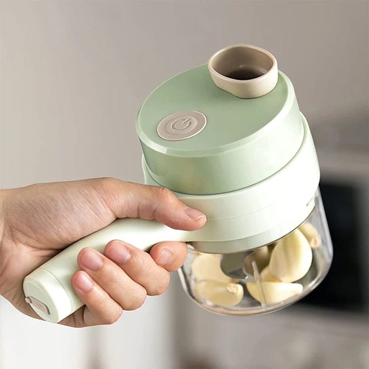 GENERICO - Picadora de verduras eléctrica portátil Mini procesador de alimentos