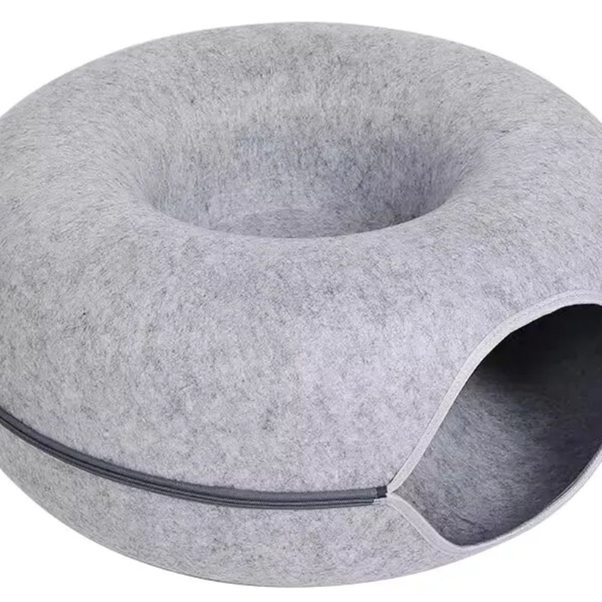 GENERICO - Cama Iglu Cueva para Mascotas Gris Claro