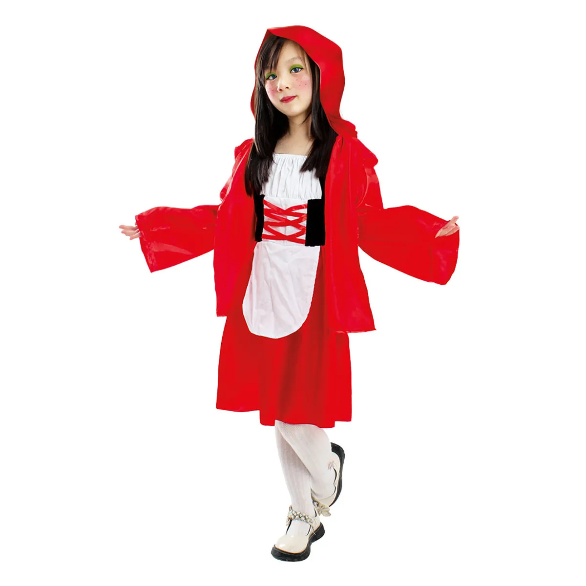 GENERICO - TRAJE DISFRAZ DE CAPERUCITA ROJA 5-6