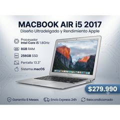 APPLE Apple MacBook Air 2017 i5 8GB RAM 256GB 13.3 SSD