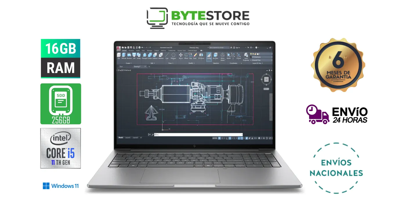 ZBook Firefly G8 Core i5-11Th Gen 16GB RAM 256GB SSD TPN-DA32 Reacondicionado Grado A