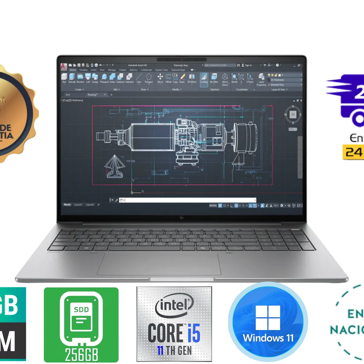 HP - HP ZBook Firefly G8 Core i5-11Th Gen 16GB RAM 256GB SSD TPN-DA32 Reacondicionado Grado A