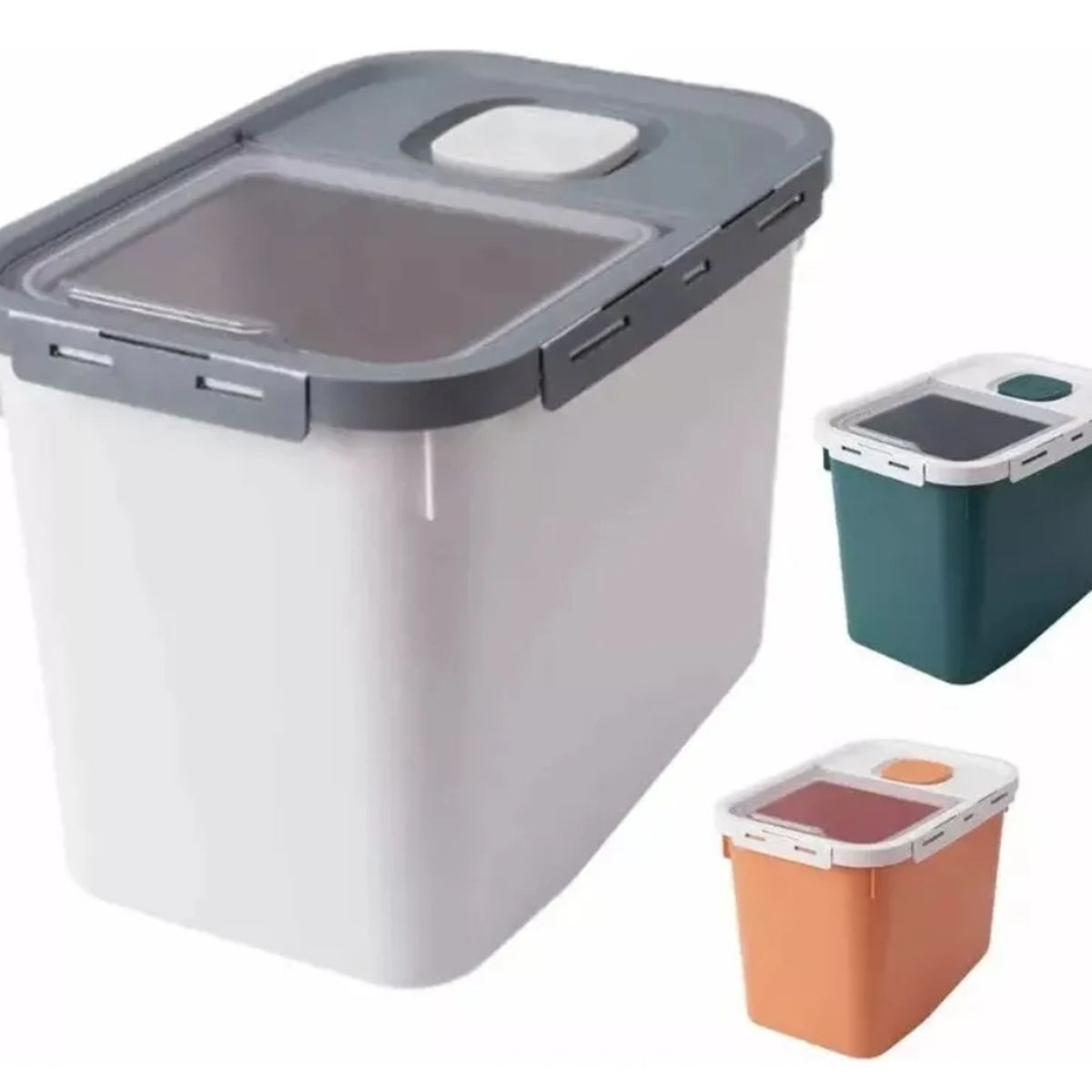 GENERICO - Contenedor de Alimentos 5 Kilos para Mascotas Naranja