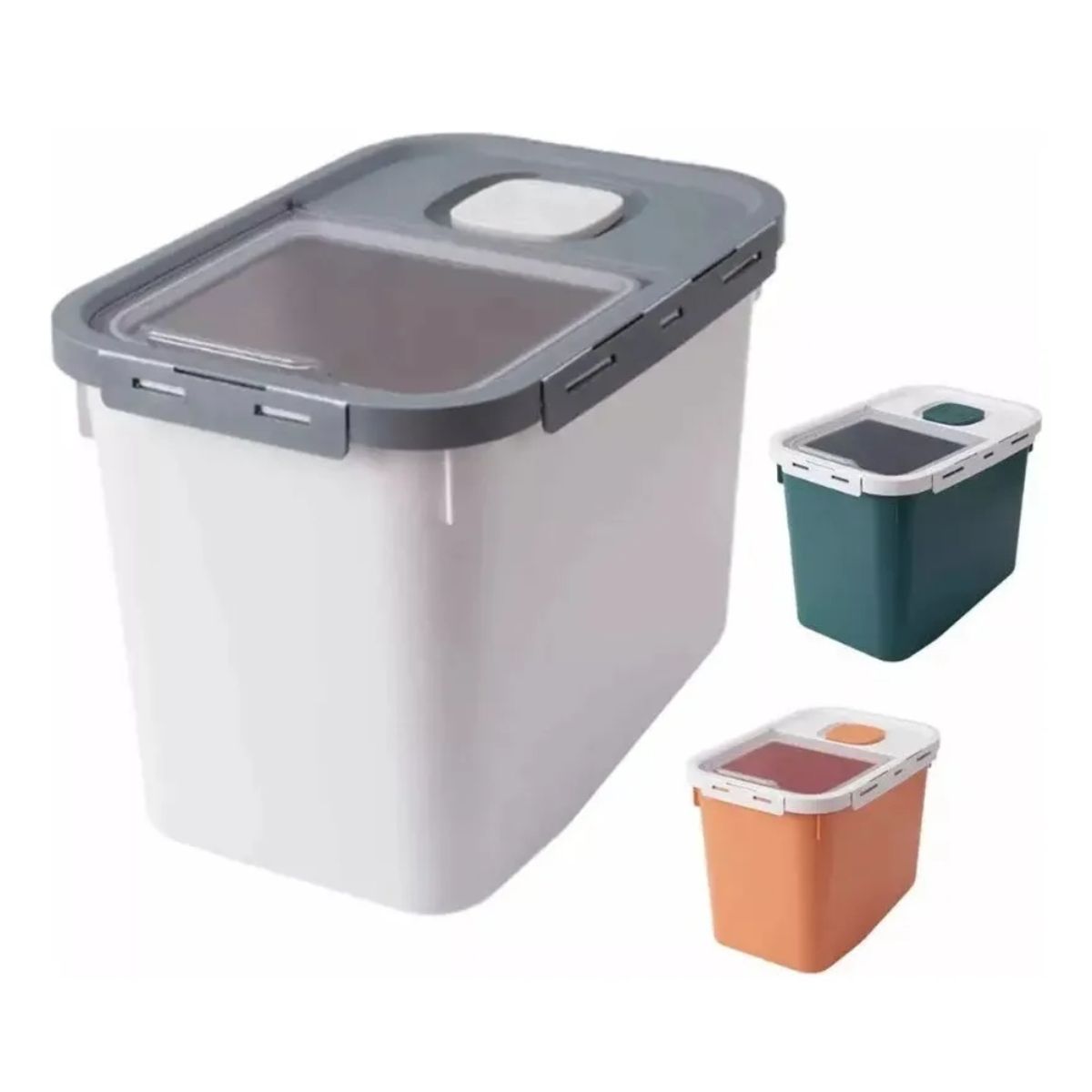 GENERICO - Contenedor de Alimentos 5 Kilos para Mascotas Naranja