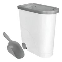 Contenedor de Alimentos 30 L para Mascotas Blanco