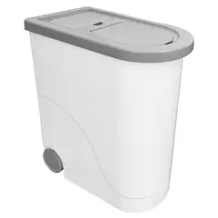 GENERICO - Contenedor de Alimentos 30 L para Mascotas Blanco