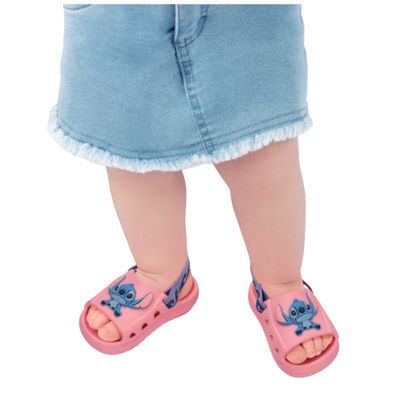 Imagen 2 del producto Sandalia Infantil De Bebe Stitch Disney Rosa