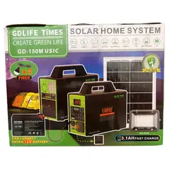 GENERICO - Generador Solar Portátil 150W con Panel Solar de 45W Batería de 160Wh