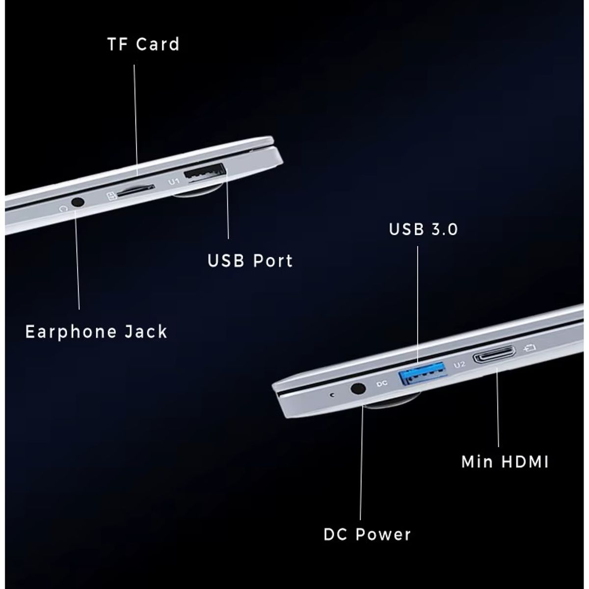 STARTECHOFFICE - Notebook E140 14 pulgadas Intel N4000 6GB RAM 128 SSD ROM WINDOWS 10 PRO 9000 mAh Mouse Gratis