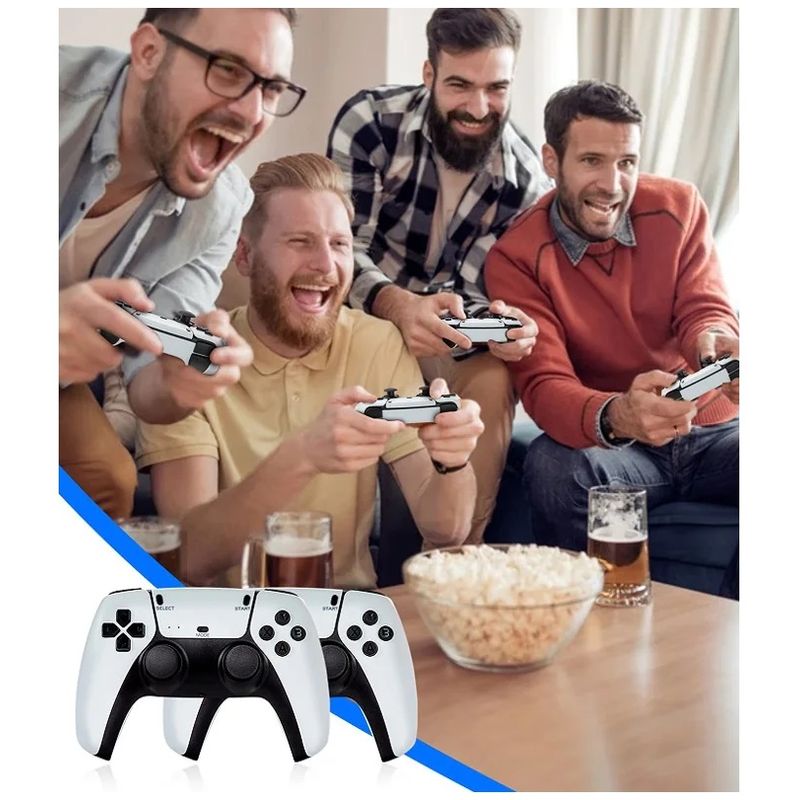 GENERICO - Consola Videojuegos Retro con Game Stick 4K, 2 Controles Inalámbricos