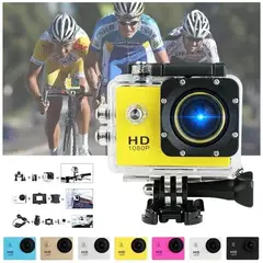 STARTECHOFFICE - Cámara Deportiva HD 1080 Portátil Impermeable 30mt 900 mAh 12MP