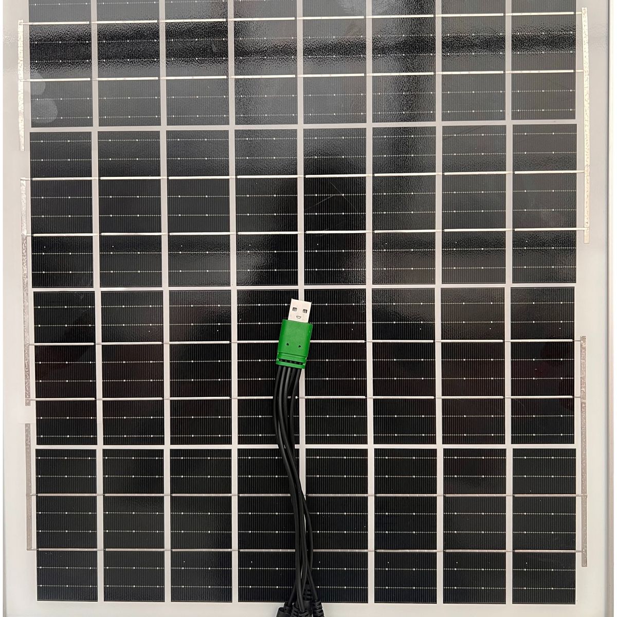 GENERICO - Panel Solar Portátil 20W 18V Adaptador de carga Múltiple Cable USB
