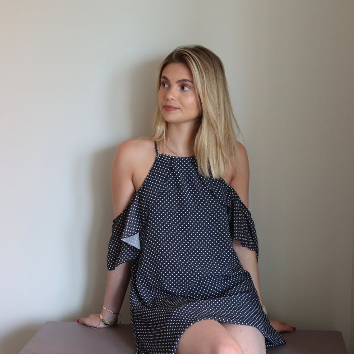 ME QUIERE MUCHO POQUITO NADA - Vestido Dots Negro