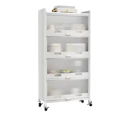 ANYHOGAR - Alacenas Para Cocina 5 Niveles Con Ruedas Y Cajas