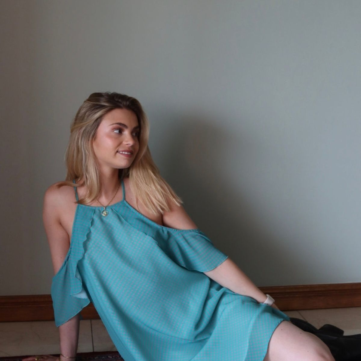 ME QUIERE MUCHO POQUITO NADA - Vestido Dots Verde