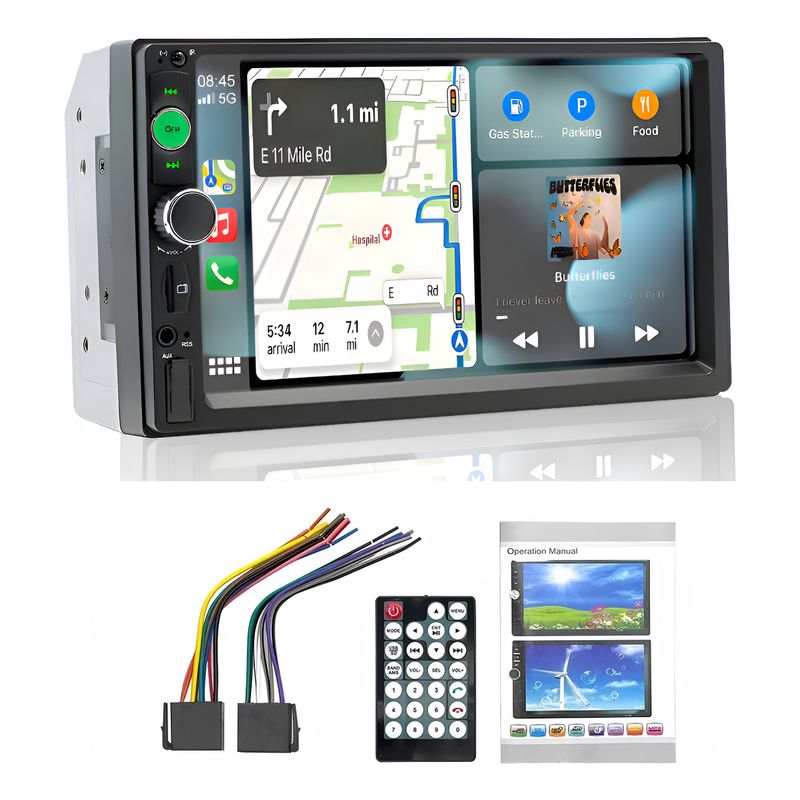 AUDOTO - Central Multimídia Universal 2 Din  Mp5 Color Gris Oscuro