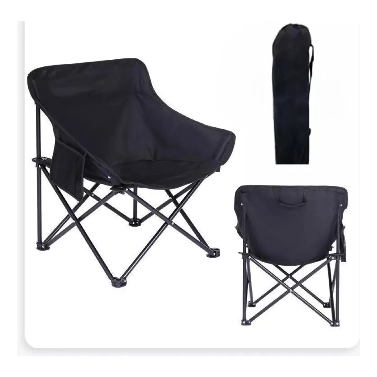 GENERICO - Silla Plegable Portáti Camping Silla Para Playa Silla Pesca