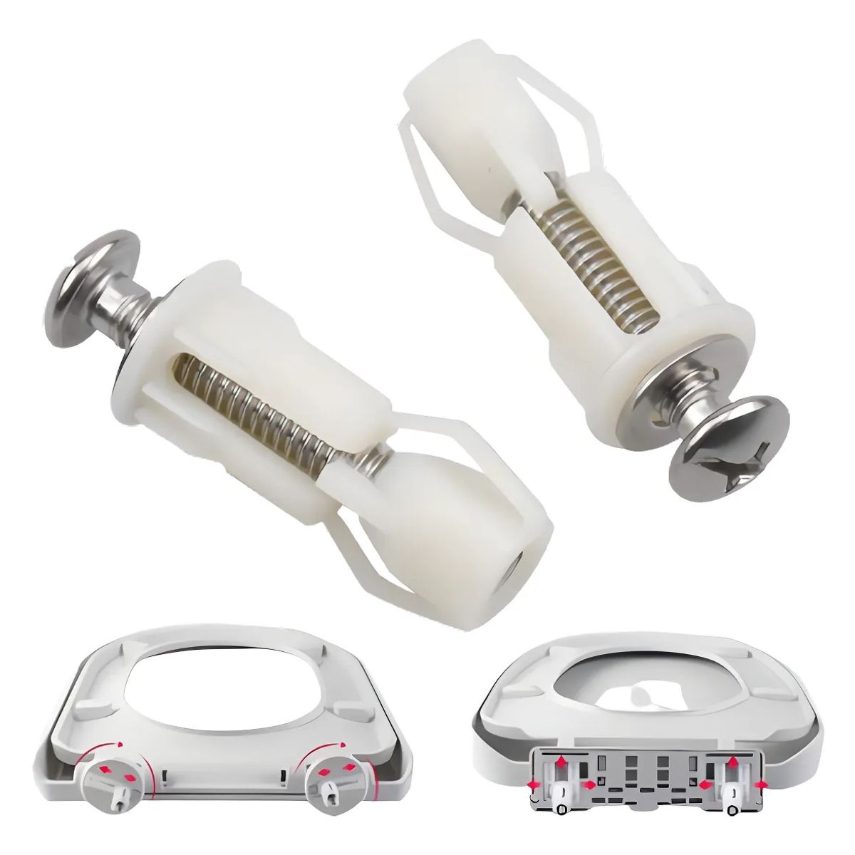 2 De Tornillos Expansión Asiento Inodoro Accesorios, marca KUANGYE - Foto Principal