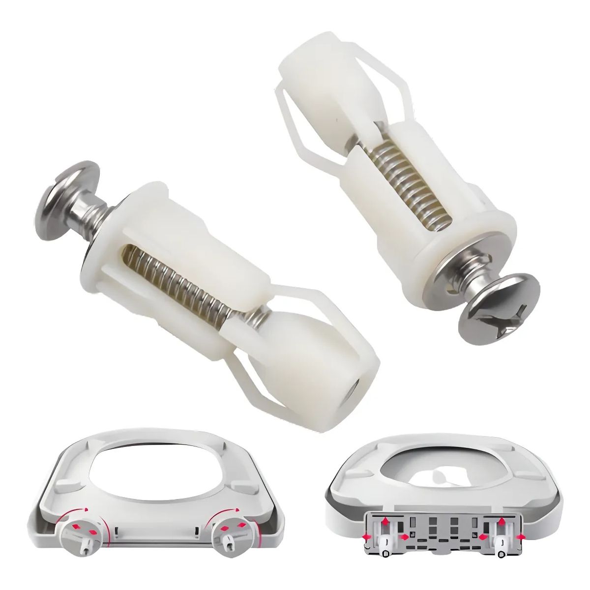 2 De Tornillos Expansión Asiento Inodoro Accesorios, marca KUANGYE - Foto Principal