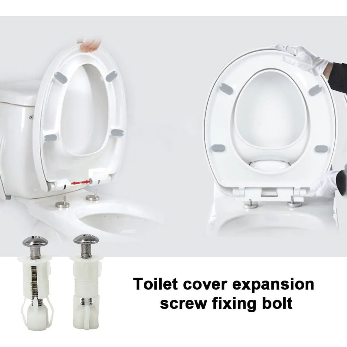 2 De Tornillos Expansión Asiento Inodoro Accesorios, marca KUANGYE - Foto 2