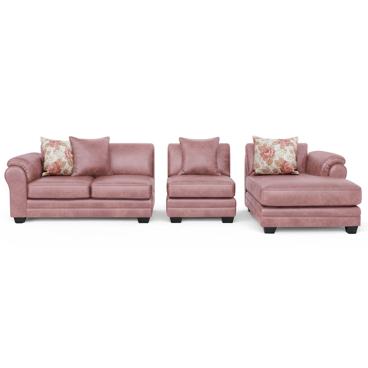 AMERICA DECORA - Sofá Seccional Derecho 5 Cuerpos XL Con Resorte Estructural Grandón Envejecido