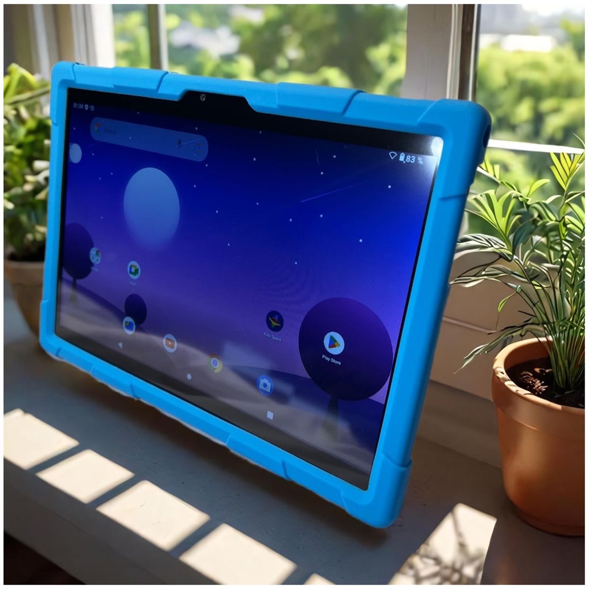 STARTECHOFFICE - Tablet Interactiva para Niños Aprendizaje Inteligente Android 12 Quad Core 1.5Ghz 5000mAh