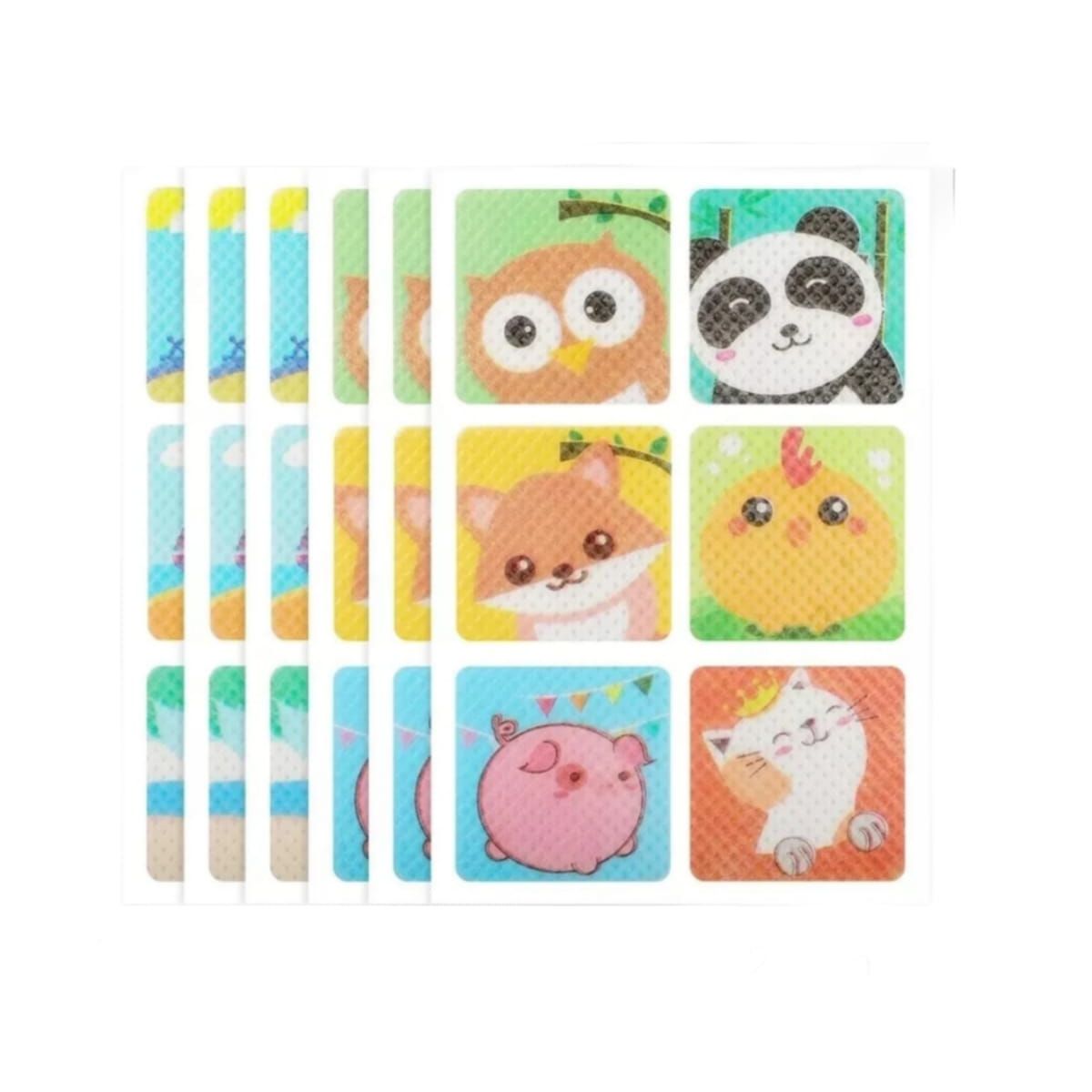 GENERICO - Parches Antimosquitos Infantiles con Diseños Divertidos