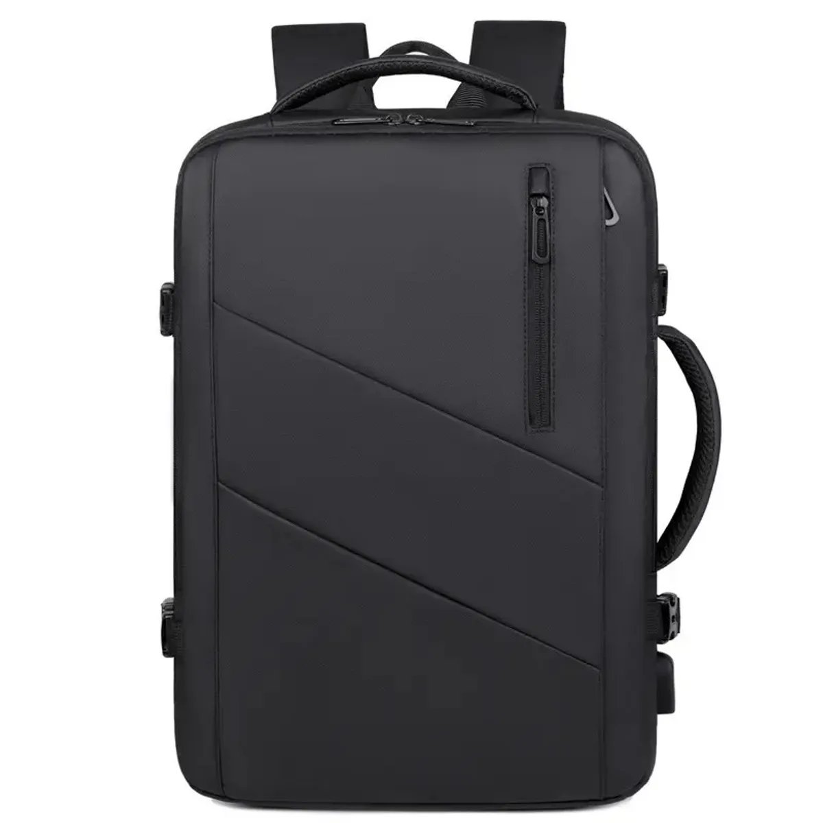 STARTECHOFFICE - Mochila Laptop Ejecutiva Expandible USB Impermeable Antirrobo 20-39L