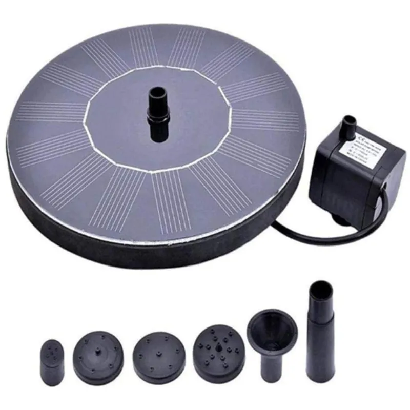 GENERICO - Fuente Solar Rayado Para Jardín