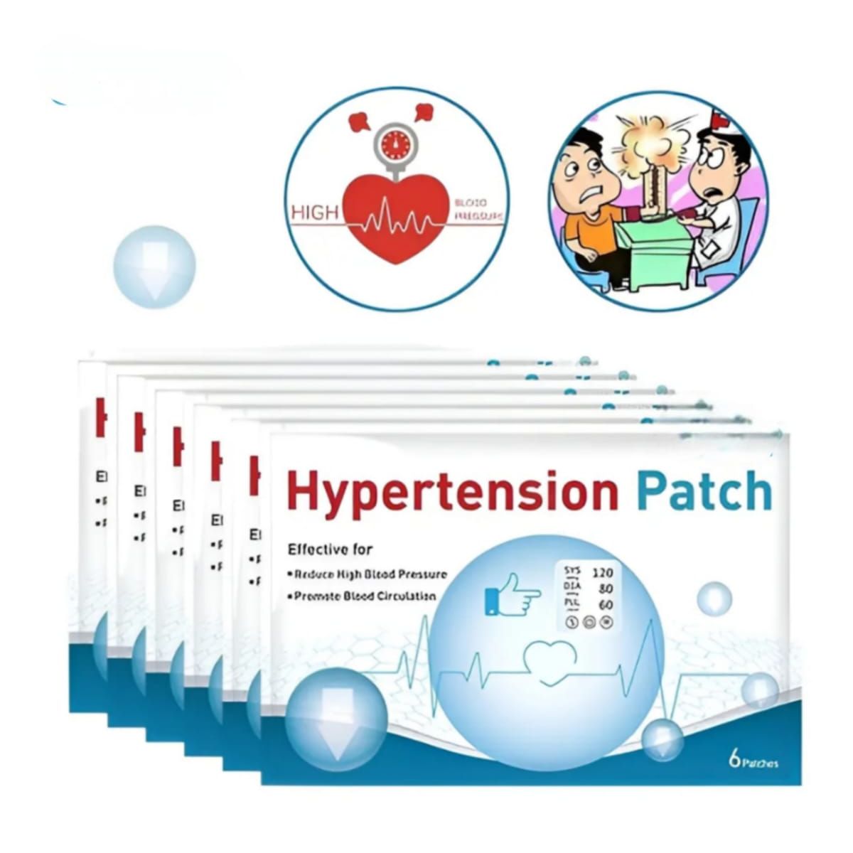 GENERICO - Parches Para la Hipertensión 12 Unidades