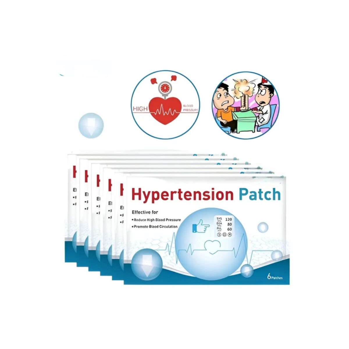 GENERICO - Parches Para la Hipertensión 12 Unidades