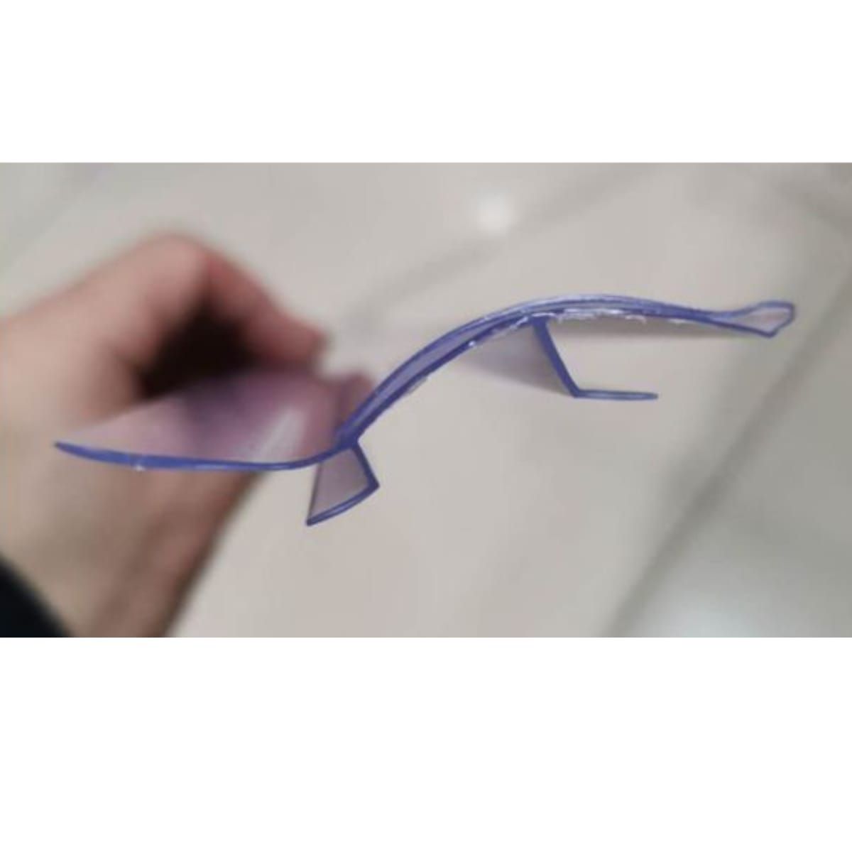 GENERICO - Barra Portaprecios Transparente para Estante 120cm Gms