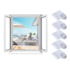 KUANGYE - Pack X5 Moscas Mosquitos Malla Antimosquitos Para Ventana