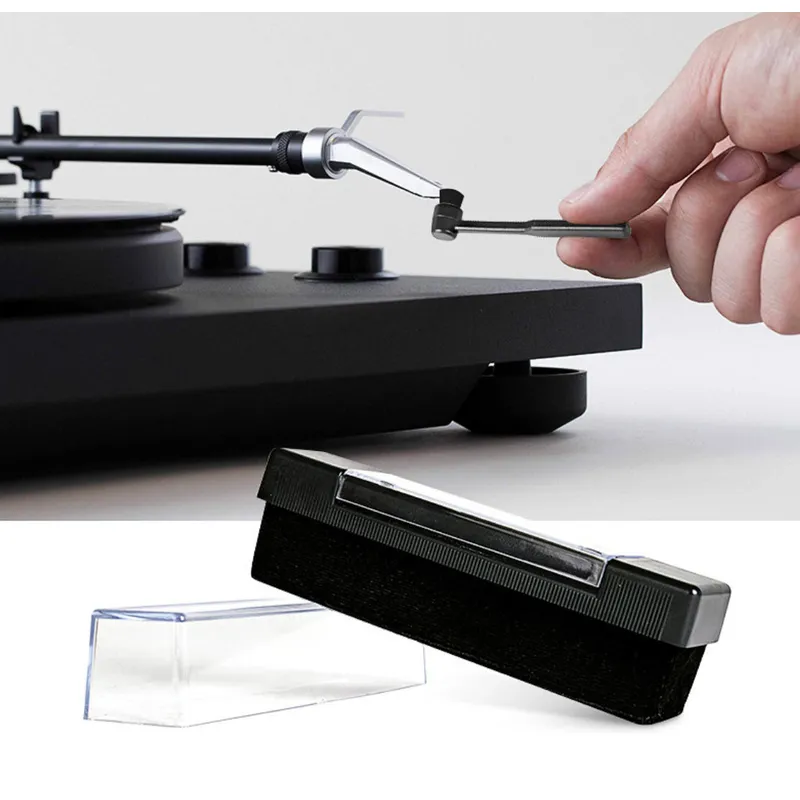 ATURE - Cepillo Limpieza Vinilos Lp-kit 3e1 Para Tocadiscos