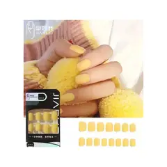 GENERICO - Uñas Press On Manicura Kit Uñas Postizas Amarillo49