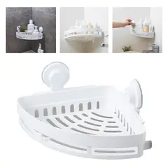 ATURE - Estante De Baño Con Ventosas Sin Taladrar Color Blanco