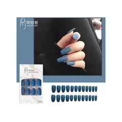 GENERICO - Uñas Press On Manicura Kit Uñas Postizas Color Azul8