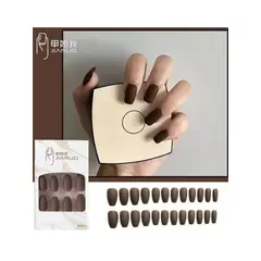 GENERICO - Uñas Press On Manicura Kit Uñas Postizas Color Cafe10