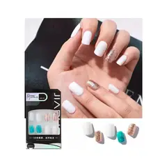 GENERICO - Uñas Press On Manicura Kit Uñas Postizas Color N6