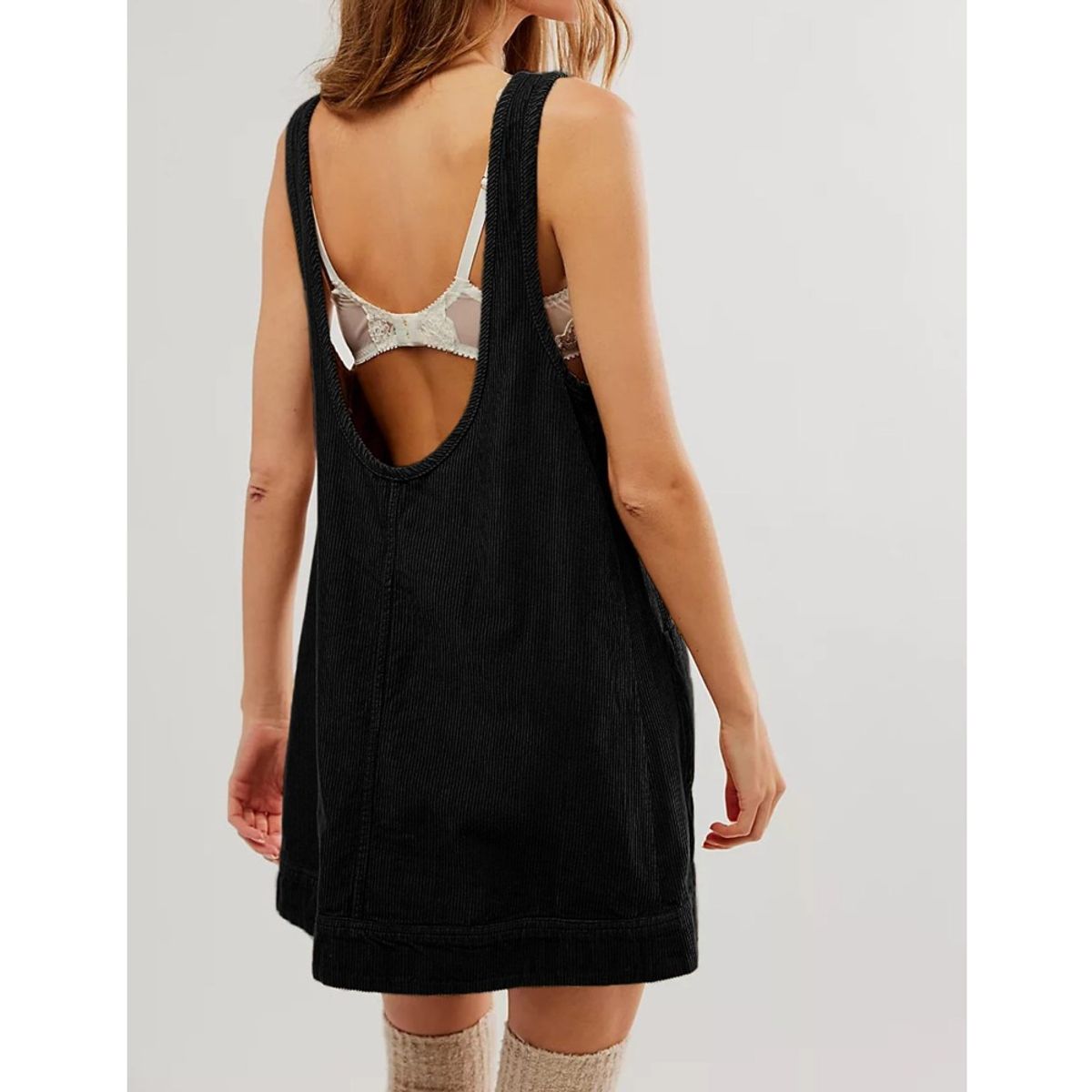 GIOIO - Vestido Mujer Casual Versátil y Cómodo Negro